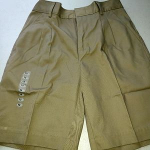 Khaki uniform shorts